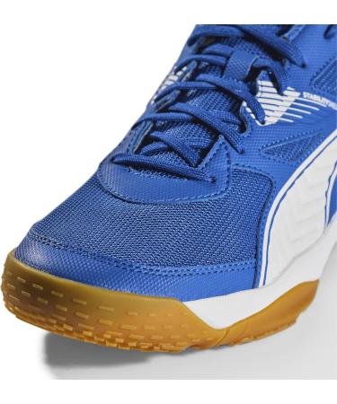 PUMA Unisex Solarflash II Indoor Court Shoe - 44.5 EU - Puma Royal & White Gum - International Shipping Available - Buy Online on GoSupps.com