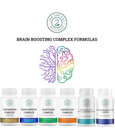 Organic Mushroom Complex - 7 Mushroom Supplement - Immune Support Nootropic & Adaptogenic Supplement with Lion's Mane Chaga Maitake Shiitake Reishi Turkey Tails Cordyceps Capsules 7 Mushroom Complex - Buy Online on GoSupps.com