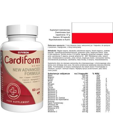 Cardiform 300 capsules (5 x 60 capsules) pack of 5 - Buy Online on GoSupps.com