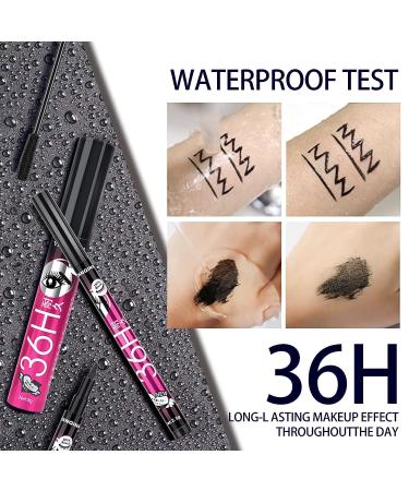 Benuomi 4D Silk Fiber Lash Mascara & Waterproof Eyeliner Set - Long Lasting, Thickening, Lengthening Formula - 2pcs Makeup Kit for Durable Waterproof Eyes - 2 IN 1-B - Buy Online on GoSupps.com
