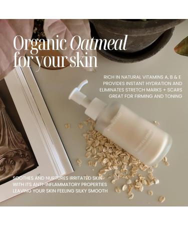 Organic Oatmeal Lotion - Moisturizing Aloe Vera & Shea Butter for Dry Itchy Skin - 3.38 fl. oz - Plant-Based Body Care - Buy Online on GoSupps.com