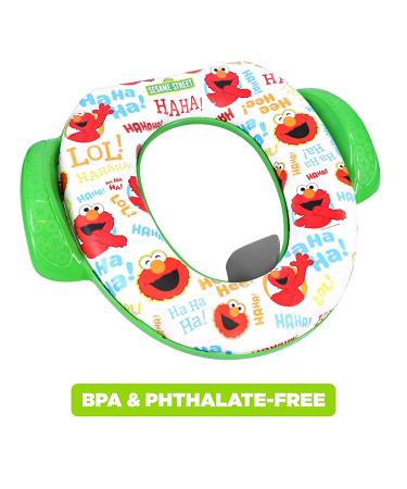 Sesame Street Elmo Soft Potty Training Seat - Safe, Easy to Clean, Cushioned Baby Potty Seat - Buy Online on GoSupps.com