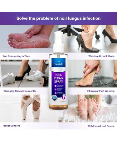 Toenail Fungus Treatment Spray - Extra Strength 3-in-1 Nail Fungus Cure for Stronger Healthier Toenails (100mL) - Fast International Shipping - Buy Online on GoSupps.com