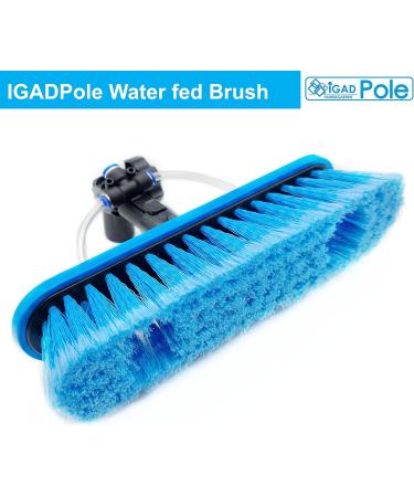 IGAD Pole 2023 10'' Water Fed Brush Head Replacement with Tee and Angle Connector Blue (IP07) - Buy Online on GoSupps.com