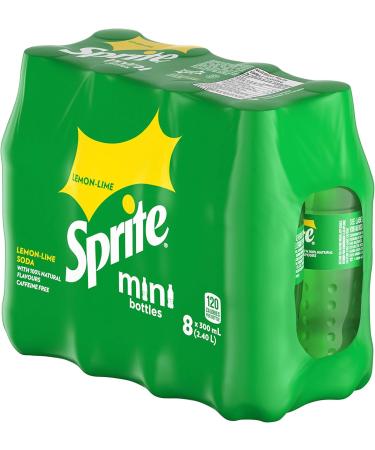 Sprite 300mL Mini Bottles Pack of 8 - Buy Online on GoSupps.com
