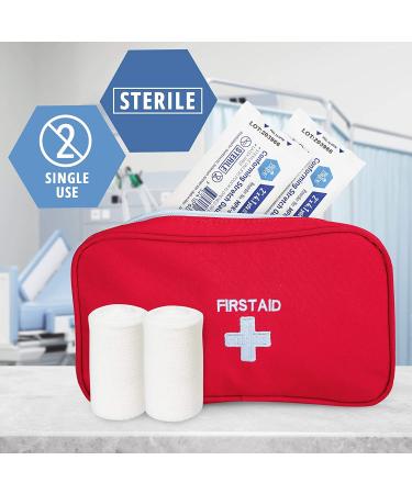 Medpride Conforming Stretch Gauze Bandages 2 x 4.1 Yards - Pack of 12 | Latex-Free Sterile First Aid Pads for Wound Care - Buy Online on GoSupps.com