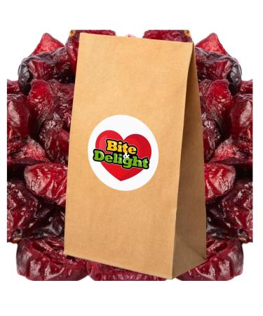 Bite & Delight 10kg Dried Cranberries - Fresh Dried Fruit Low Sugar Tangy Paper Packaging Dried Cranberries Healthy Snack