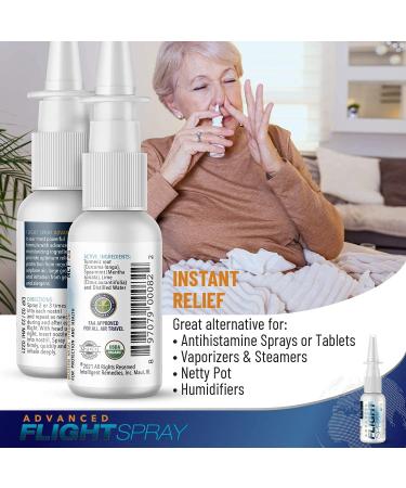 Flight Spray Advanced Nasal Nose Spray - Hydration & Air Humidifier - 1oz Bottle (Pack of 1) - Buy Online on GoSupps.com