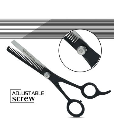 Focus World Uk Professional Hairdressing Thinning Scissors 6.5 Inch Black 1 Count Thinning Scissor Black - Buy Online on GoSupps.com