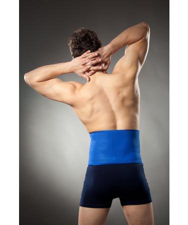 Buy LOREY High-Quality Neoprene Back Bandage & Support - XXL Blue | Ideal Lumbar Support & Kidney Belt - Buy Online on GoSupps.com