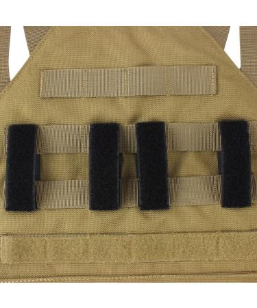 X2TKTACT Molle Strips for Attaching Tactical ID Patches - for 3-inch high Patches  Patches Display Tactical Molle Strips for Badges- 4-Count (Black) - Buy Online on GoSupps.com