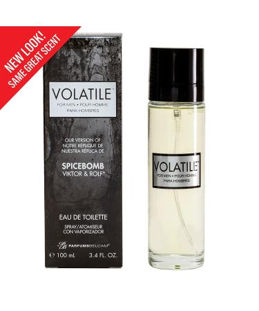 PB ParfumsBelcam Volatile for Men 3.4 Fl Oz EDT Spray - Viktor & Rolf Spicebomb Inspired Fruity Fragrance - Buy Online on GoSupps.com