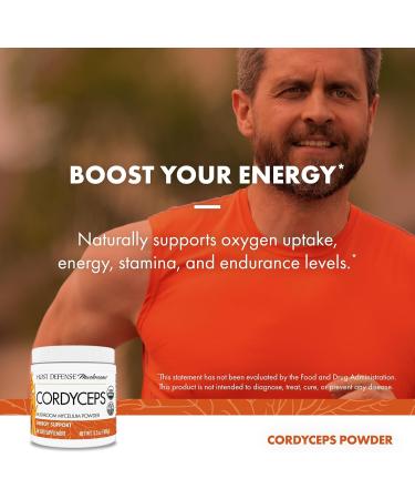 Host Defense Bundle with Lion's Mane Powder 3.5 oz & Cordyceps Powder 3.5 oz - Support Brain Health Memory & Focus - Support Immune Health & Energy* - Buy Online on GoSupps.com