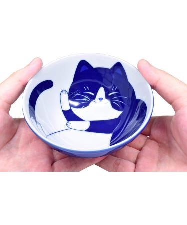 Product of Gifu Japan Mino Ware Japanese Rice Bowl Rice Ramen Noodle Soup Sarada Pasta NEKOCHIGURA Cat Design 4.5 inch 9.2 fl oz Hachiware Rice Bowl Hachiware - Buy Online on GoSupps.com