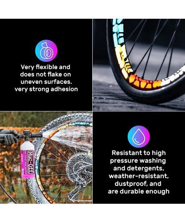 67pcs Blue Reflective Stickers Kit | Self-Adhesive Bike Decals for Safety | Helmet, Motorcycle, Bicycle, Car, Stroller | Waterproof Visibility - Buy Online on GoSupps.com