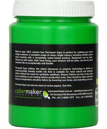 Permaset Aqua Supercover 300ml Mid Green (P005407) - Vibrant and Long-Lasting Fabric Paint - Buy Online on GoSupps.com