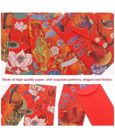 MAGICLULU 18pcs Year of The Tiger is a Blessing Chinese Red Envelopes Chinese Red Packet Envelope Chinese Hongbao Cash Pocket Gift Money Envelopes 2022 Red Envelopes China Festive Paper Red 17X9X0.1CM - Buy Online on GoSupps.com