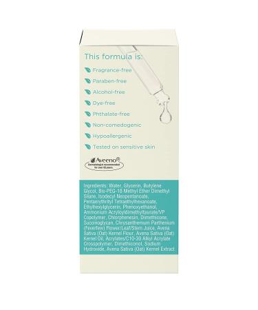 Aveeno Calm + Restore Triple Oat Serum for Sensitive Skin - 1 fl oz (30 ml) - Buy Online on GoSupps.com