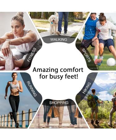 Buy WLLHYF Memory Foam Insoles - Breathable Anti-Odour Shock Absorbing Comfortable Shoe Inserts for Men & Women - Perfect Fit Cut-to-Size - Buy Online on GoSupps.com