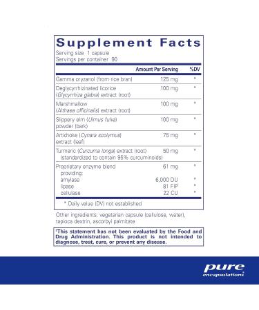 Pure Encapsulations Heartburn Essentials 90 Capsules - Reduce Occasional Heartburn & Indigestion - Dietary Supplement - Buy Online on GoSupps.com