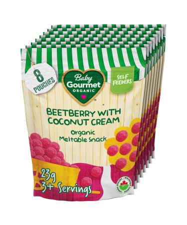 Baby Gourmet Mushies Banana Beet berry Green 23-Gram 8-Pack packing may vary Beetberry with Coconut Cream