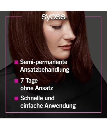  Syoss Syoss Chocolate Touch Up Approach Step 1 (3 x 60 ml) Semi-Permanent 7 Day Root-Free Colour Hair Colour for Quick and Easy Treatment - Buy Online on GoSupps.com