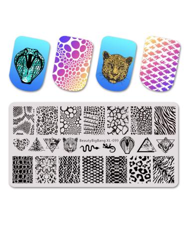 Beautybigbang Nail Stamping Plate - Animal Structure Patterns for Stunning Manicure | International Shipping - Buy Online on GoSupps.com