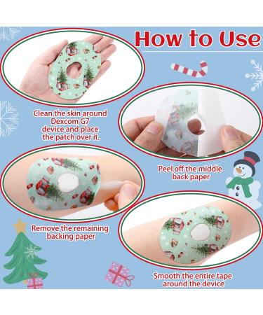 Buy Timgle 36 Pcs G7 Christmas Adhesive Patch - Waterproof Over Patches for Dexcom G7 | Easy Apply Glucose Monitor Tape - Continuous Glucose Monitor Protection (Candy - Buy Online on GoSupps.com