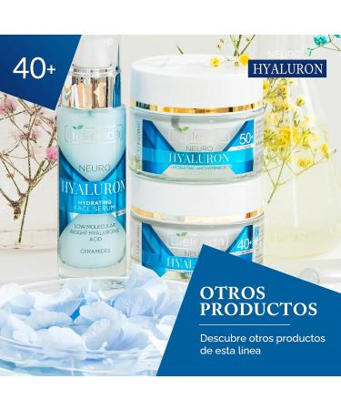 Bielenda Neuro Hialuron Moisturising Face Cream Smoothes Wrinkles And Improves Skin Firmness Moisturizing Face Cream Concentrate 40+ Day/Night - 50 ml - Buy Online on GoSupps.com