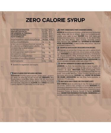 Buy Bulk Calorie-Free Maple Syrup - 800ml Sugar-Free Syrup (2 x 400ml) for International Shipping - Buy Online on GoSupps.com
