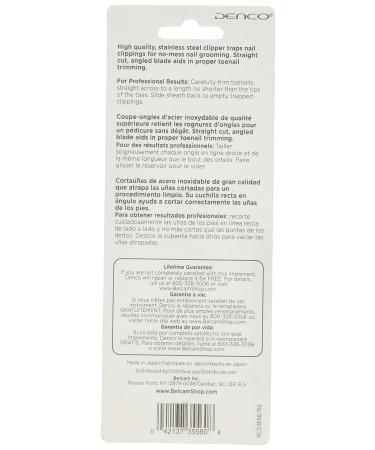 Stainless Steel Straight Cut Toenail Clipper - Assorted Colors - Buy Online on GoSupps.com