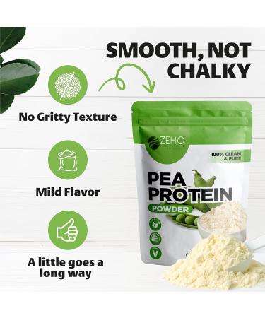 Pea Protein Powder 5 lb Plant-Based Protein Isolate Powder for Beverages Snacks Shakes Clean Unflavored Taste Diet-Friendly and Easy to Digest Resealable Pouch - Buy Online on GoSupps.com