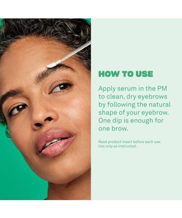 Babe Original Eyebrow Serum For Thicker Brows - Brow Serum with Castor Oil Biotin Repairing Amino Acids 0.03 Fl Oz (Pack of 1) - Buy Online on GoSupps.com