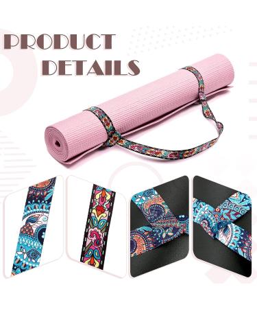 Adjustable Yoga Mat Strap Sling Set | Thick Mat Carrier & Stretching Band for Women - Buy Online on GoSupps.com