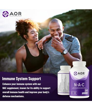 AOR N-A-C 500mg - 240 Capsules - Buy Online on GoSupps.com