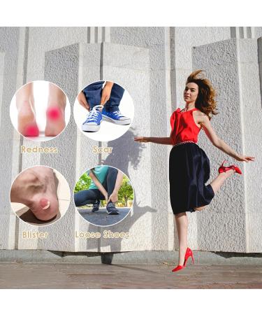Sibba Heel Grips - Non-Slip Shoe Pads Cushions & Arch Support Insoles - Shock Absorbing Heel Cushion Inserts for Ultimate Comfort - 2 Pairs - Buy Online on GoSupps.com