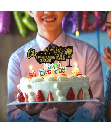ALLY-MAGIC 2024 Graduation Cupcake Topper Gold Black Glitter Class of 2024 Cake Decoration Grad Cap Diploma for 2024 Graduation Theme Party Supplies Y6-XSBYCP - Buy Online on GoSupps.com