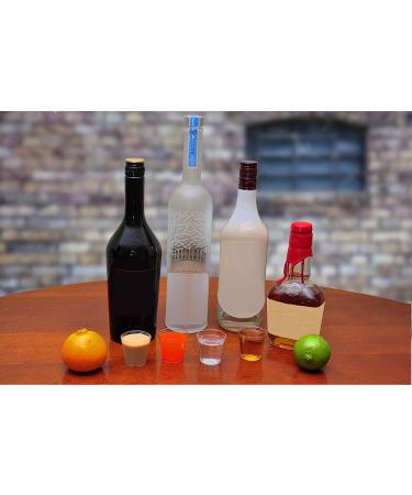 100 Pack 1oz Clear Plastic Shot Glasses - Ideal for Jello Shots, Condiments, Tastings & Samples - Buy Online on GoSupps.com