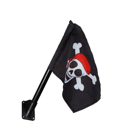 Gorilla Playsets 09-1014-P Pirate Flag Swing Set Accessory with Mounting Hardware, Black