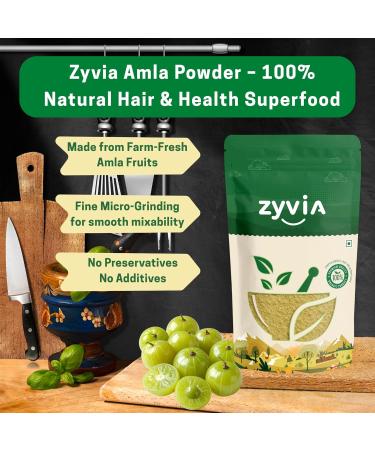 Amla Powder for Hair Growth & Skin Care | 100% Pure & Natural | Unpolished Herbal Powder (3.5 Ounces) 3.5 Ounce (Pack of 1) - Buy Online on GoSupps.com