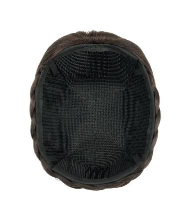 Imissu Braided Chignon Hair Cover - Chocolate Brown Donut Hair Tube Hair Tie & Wig Clips for Weddings - Updo Accessory - Buy Online on GoSupps.com