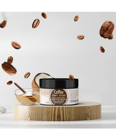 Coffee Body Scrub Exfoliating Energising Smooth Skin a blend of Natural & Organic Ingredients - Buy Online on GoSupps.com