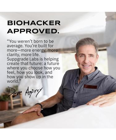 Suppgrade Labs Magnesium 101 by Dave Asprey | Daily Support for Sleep Metabolism Relaxation & Heart Health | 300 mg Chelated Magnesium Bisglycinate | High Absorption Magnesium | 30 Day Supply - Buy Online on GoSupps.com