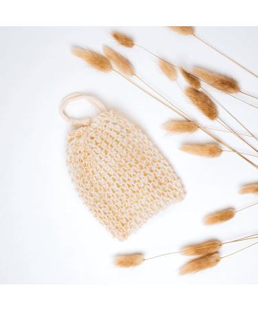 NIYOK Sisal Soap Bags | 100% Plant Fiber | Eco-Friendly Storage for Solid Soap & Shampoo | Plastic-Free Shipping Solutions - Buy Online on GoSupps.com