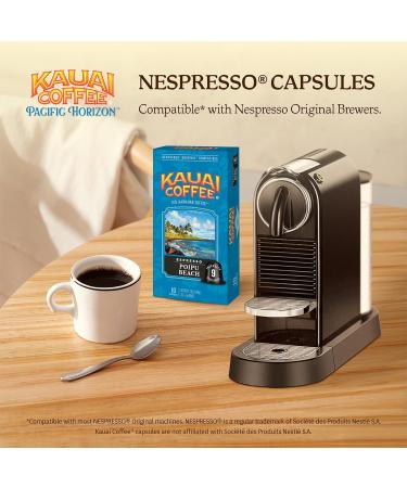 Kauai Coffee Poipu Beach Dark Roast Espresso Capsules compatibles Nespresso Intensit 9 (1 paquet (1 x 10 dosettes expresso simple) Poipu Beach Dark Roast 10 st ck (1er Pack) - Buy Online on GoSupps.com
