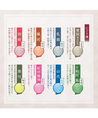 Bathclin Nonmedicinal products The best part of Japanese hot springs Nigoriyu hot spring type bath salts scented hot spring type set with the image of each hot spring area 30g x 14 packets - Buy Online on GoSupps.com