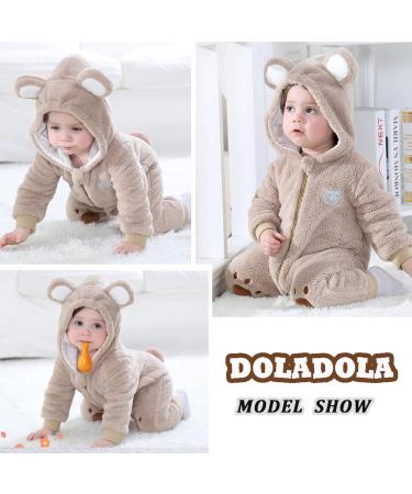 Doladola Dalmatian Animal Baby Romper | Toddler's Jumpsuit | Newborn Outfit - Beige Bear | 3-4.5 Years - Buy Online on GoSupps.com