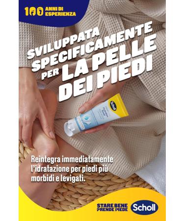  Dr. Scholl's Scholl Hydration Boost Foot Cream enriched with Urea Glycerin and Skin Conditioning Complex to deeply moisturize dry skin for softer smoother feet 75 ml - Buy Online on GoSupps.com