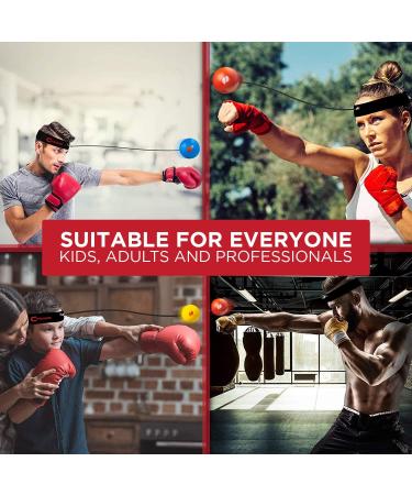 CHAMPS MMA Boxing Reflex Ball - Improve Reaction Speed and Coordination - Training Equipment for Home - MMA and Boxing Gear for Kids - Buy Online on GoSupps.com