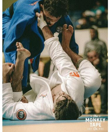 Monkey Tape Single Roll - Premium Jiu Jitsu Athletic Trainer Tape 1x15yd Black - Ideal for Wrist, Ankle, Knee & Hand Taping - Pack of 1 - Buy Online on GoSupps.com